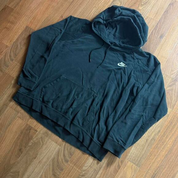 Black Nike Mini Logo Hoodie - Picture 2 of 8